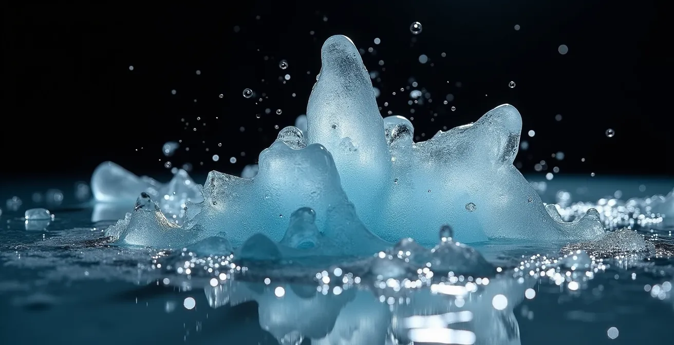 Abstract visualization of neural networks shifting from rigid patterns to fluid connections