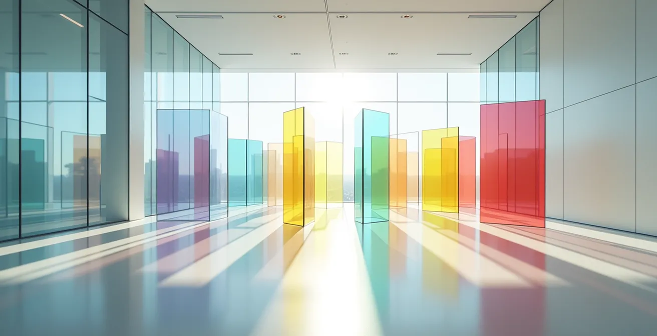 Three-dimensional matrix showing skill volatility mapping across business scenarios