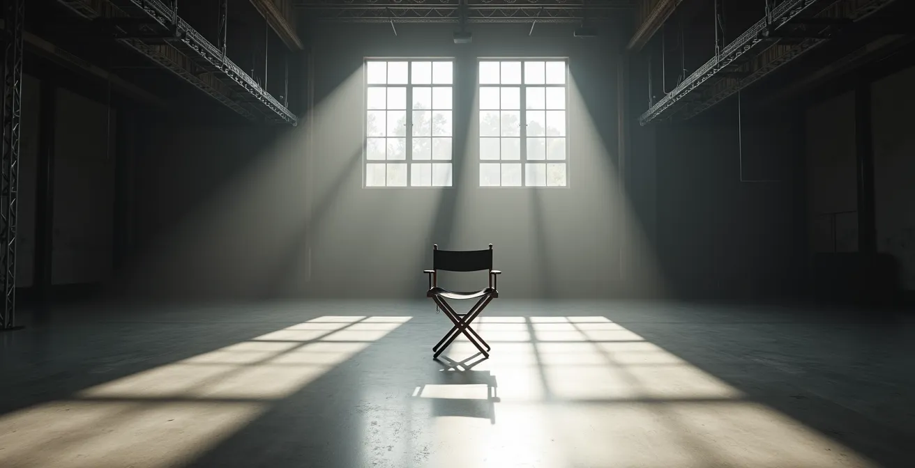 Abstract representation of creative decision-making in filmmaking