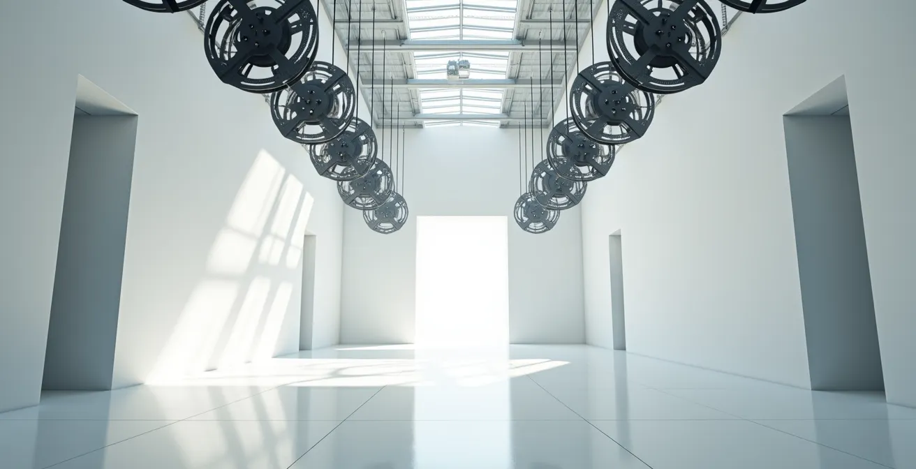 Visual metaphor of the streaming economy's content production cycle